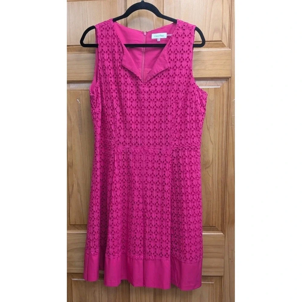 calvin klein hot pink dress Maxi Women's Size S – Pink, Minimalist, Sleevel – Lena's Loot Calvin Klein Size 2 Sheath